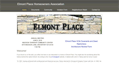 Desktop Screenshot of elmontplacehoa.org