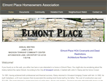 Tablet Screenshot of elmontplacehoa.org